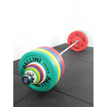 Barra Pallini OLYMPUS cargada a 190kg